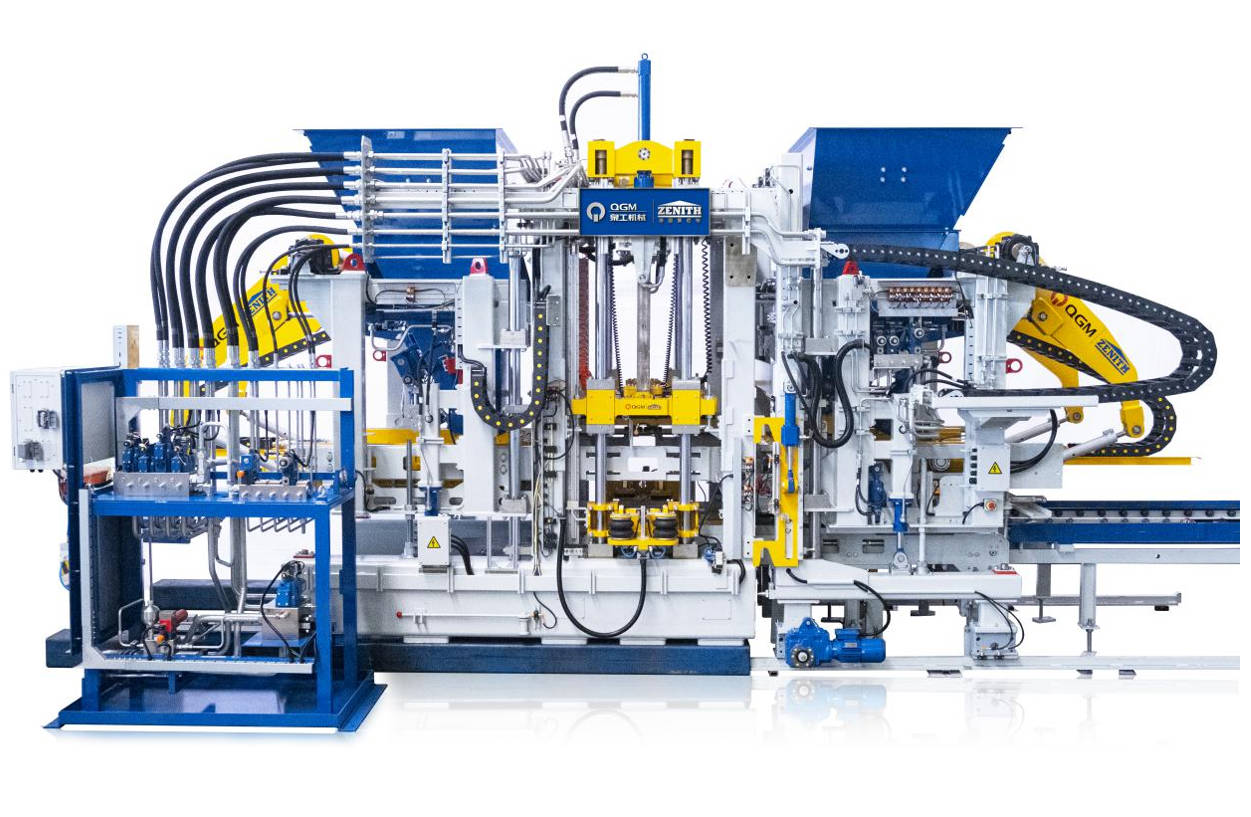 გერმანული სიზუსტის ინჟინერიის შერწყმა ჩინურ ჭკუაზე, Quangong ZN1000-2 აგურის დამზადების მანქანა შექმნილია მაღალი ხარისხის წარმოებისთვის.